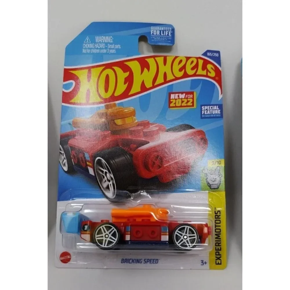 Hot Wheels Experimotors Lot Of 5 Includes 3 Lego Brick Compatible Vehicles Cool!